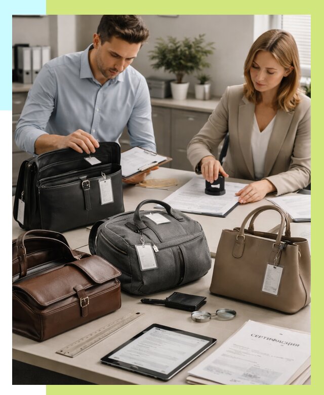 Сертификация сумок в Зеленодольске от 7763 руб. | Алешин-Злн