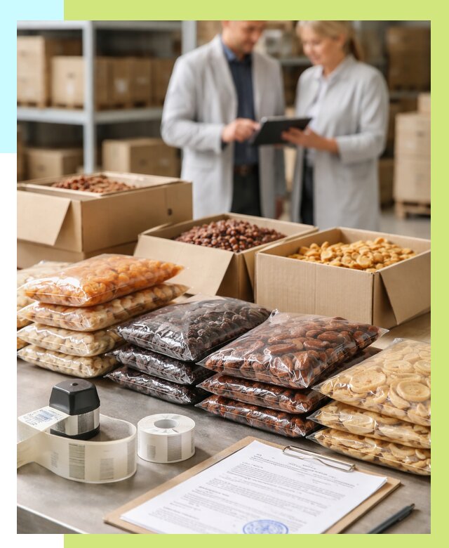 Сертификация сухофруктов в Зеленодольске от 12420 р. | Алешин-Злн под ключ