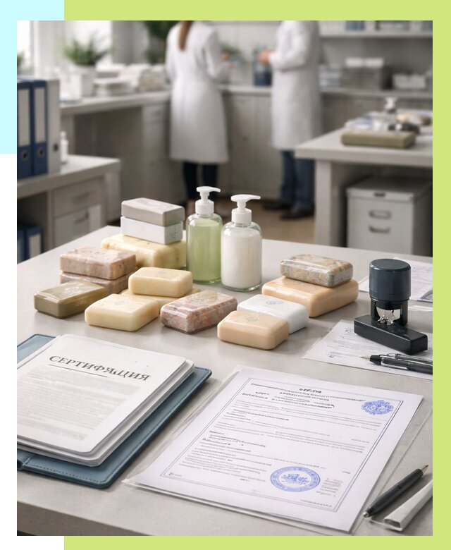 Сертификация мыла и сертификат на мыло в Зеленодольске от 12420 | Алешин-Злн