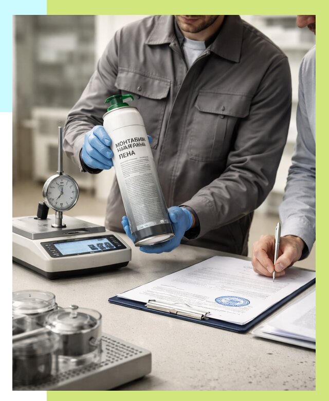 Сертификация монтажной пены в Зеленодольске от 15525 р. | Алешин-Злн