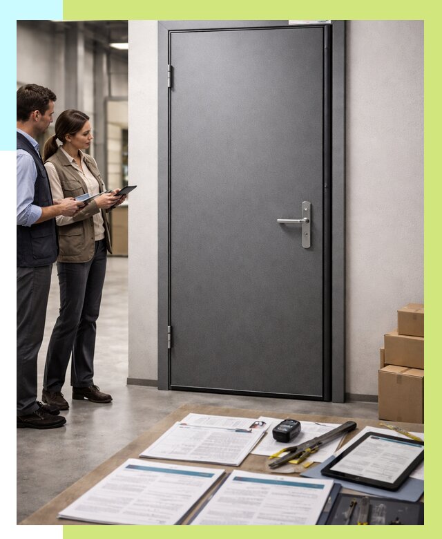 Сертификация противопожарных дверей в Зеленодольске от 9315 р. | Алешин-Злн