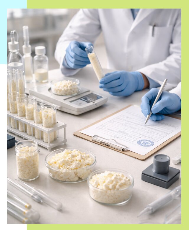 Сертификация творога в Зеленодольске от 12420 р. под ключ | Алешин-Злн
