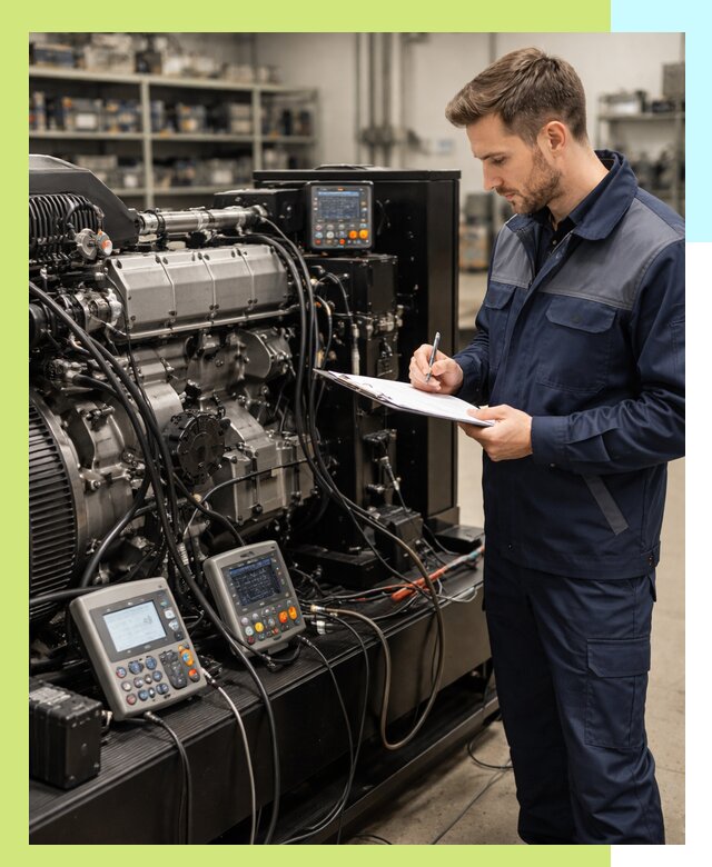 Сертификация дизельных генераторов и их оборудования в Зеленодольске