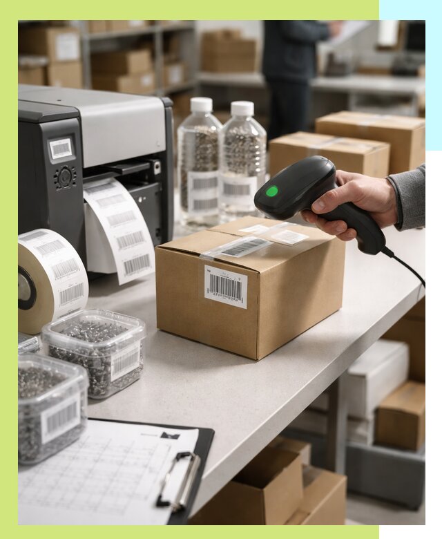 Штрихкодирование продукции и маркировка для продажи в Зеленодольске