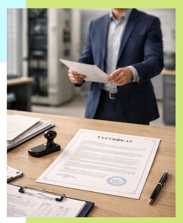 Сертификат на оборудование в Зеленодольске от 15525 р. | Алешин-Злн