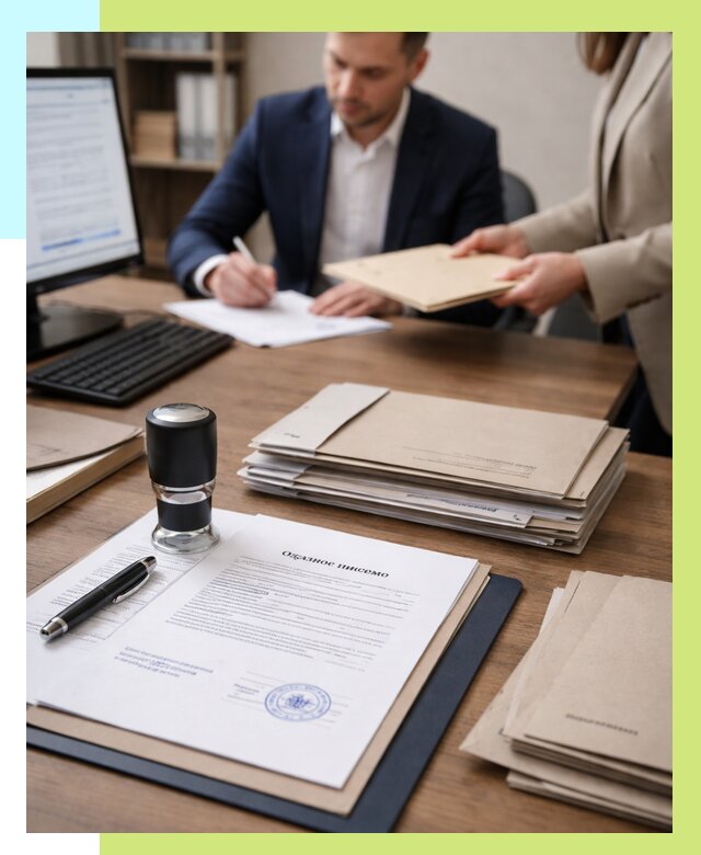 Отказное письмо для таможни в Зеленодольске от 3105 р, Алешин-Злн